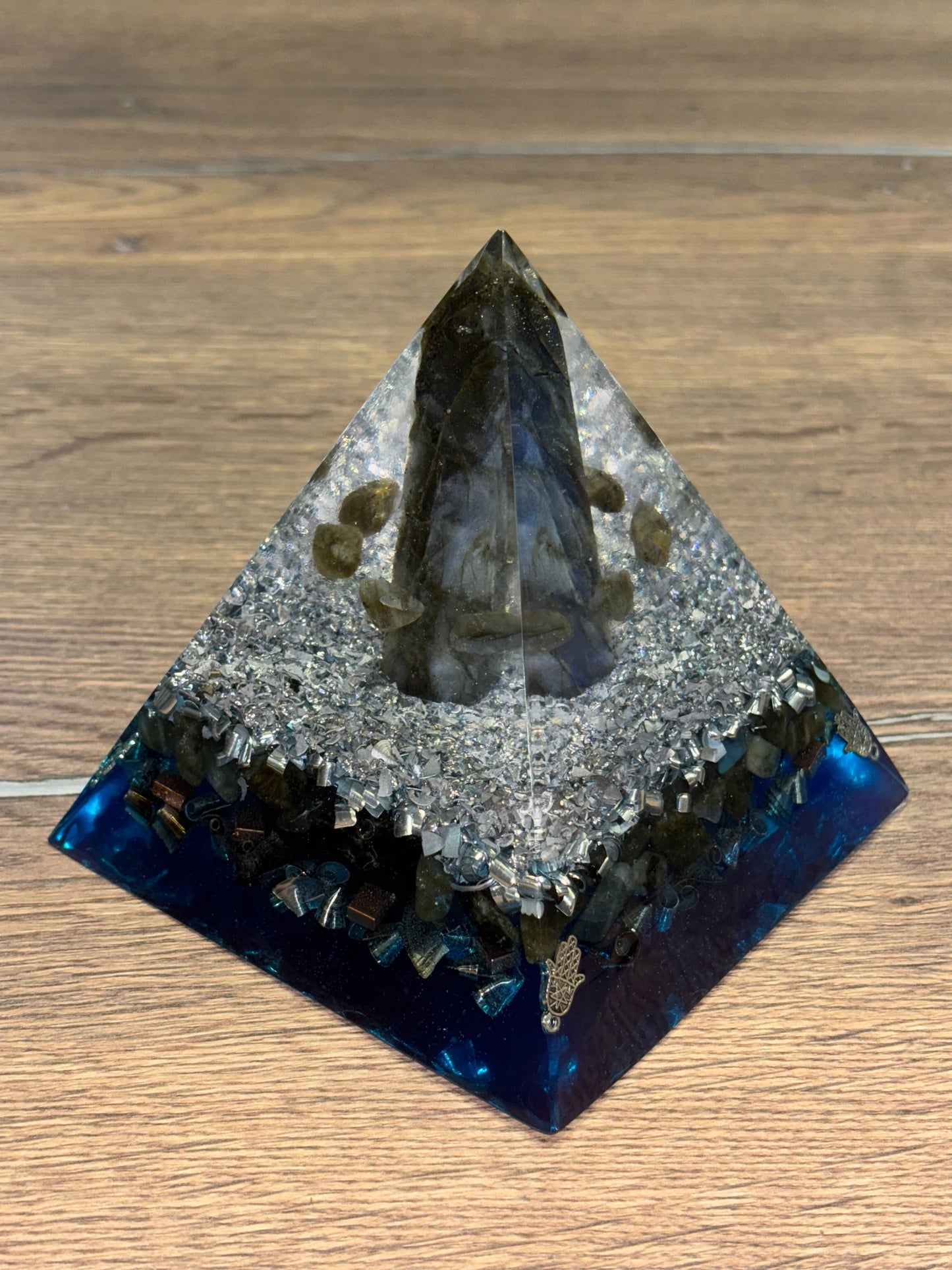 Heal, Recharge & Protect your Aura with Labradorite Orgonite Pyramid